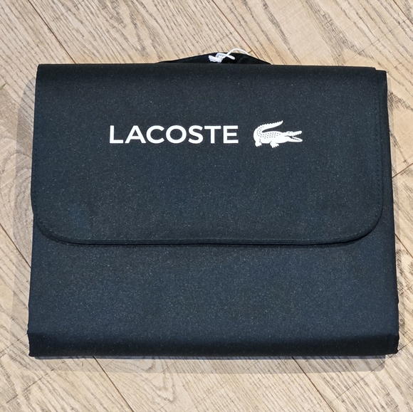 Lacoste Accessories - NWOT!! Lacoste | Black Foldable Picnic Bag, 53" X 53"